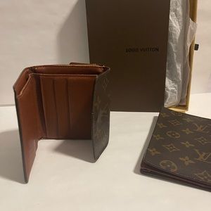 LOUIS VUITTON Porte Monnaie Trifold Wallet Monogram #M61660